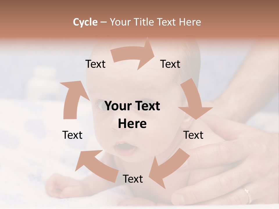 Back Hands Innocence PowerPoint Template