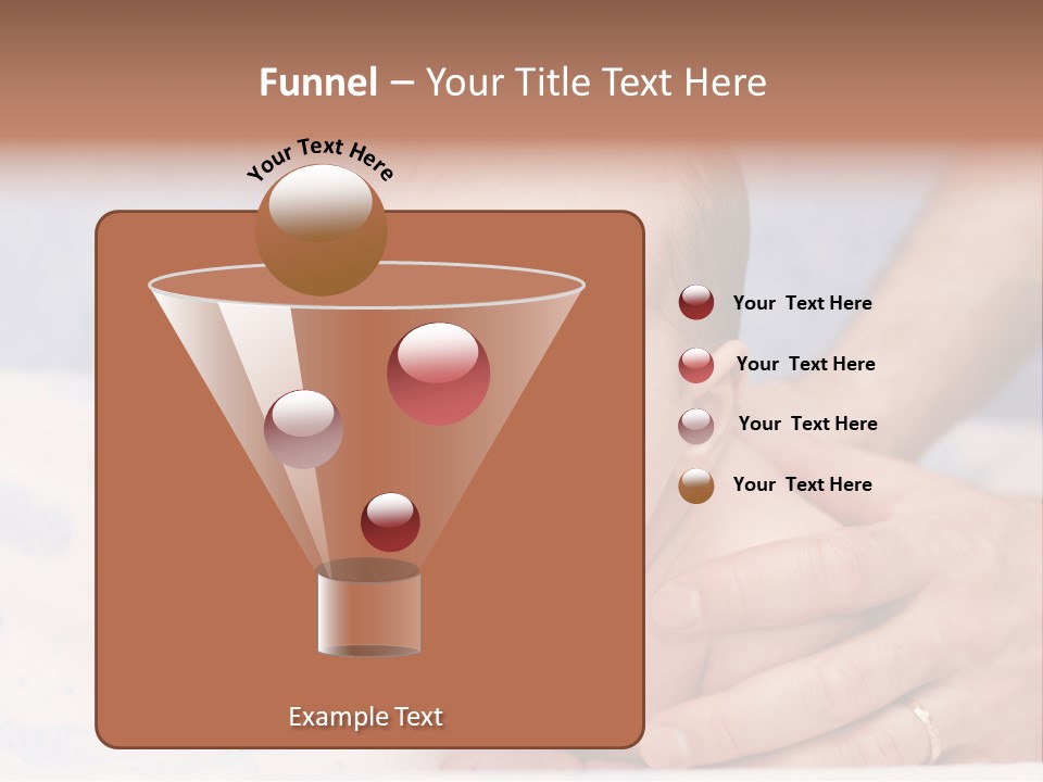 Back Hands Innocence PowerPoint Template