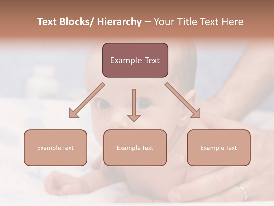 Back Hands Innocence PowerPoint Template
