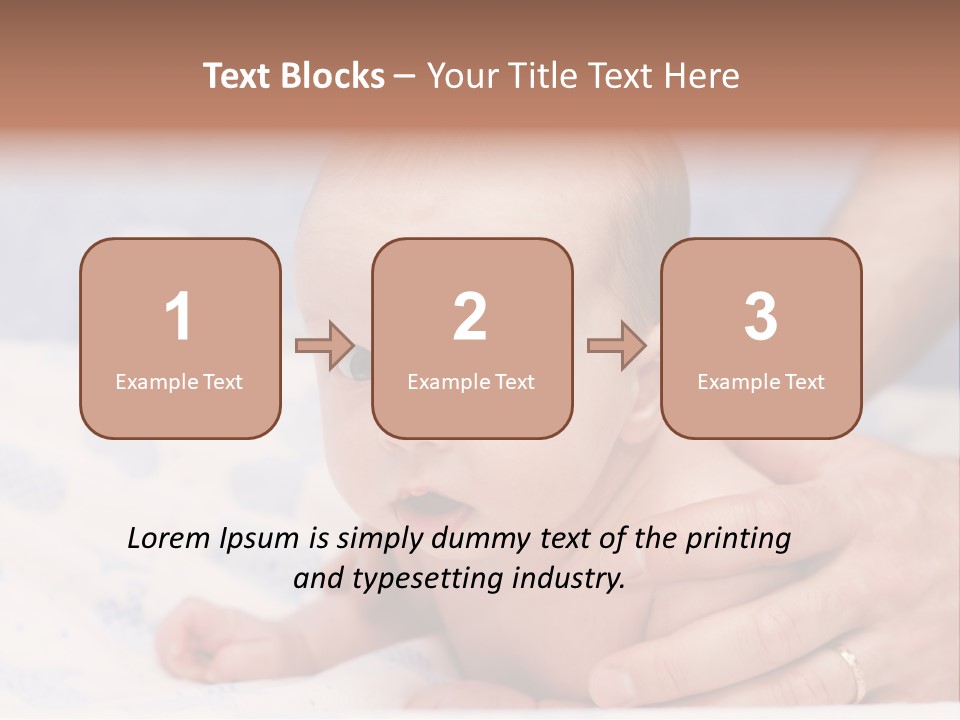 Back Hands Innocence PowerPoint Template