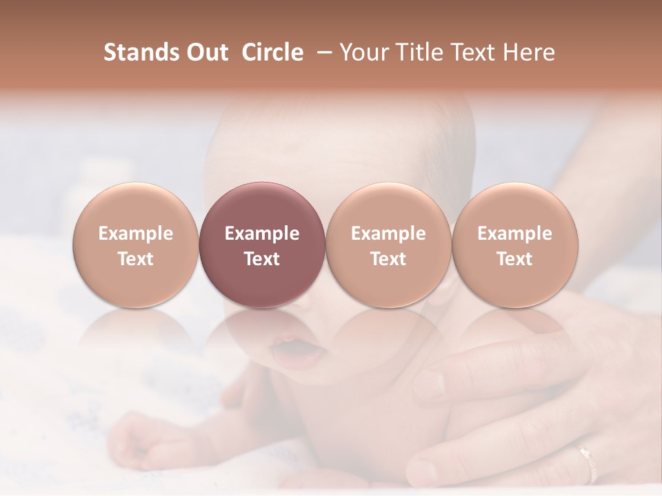 Back Hands Innocence PowerPoint Template
