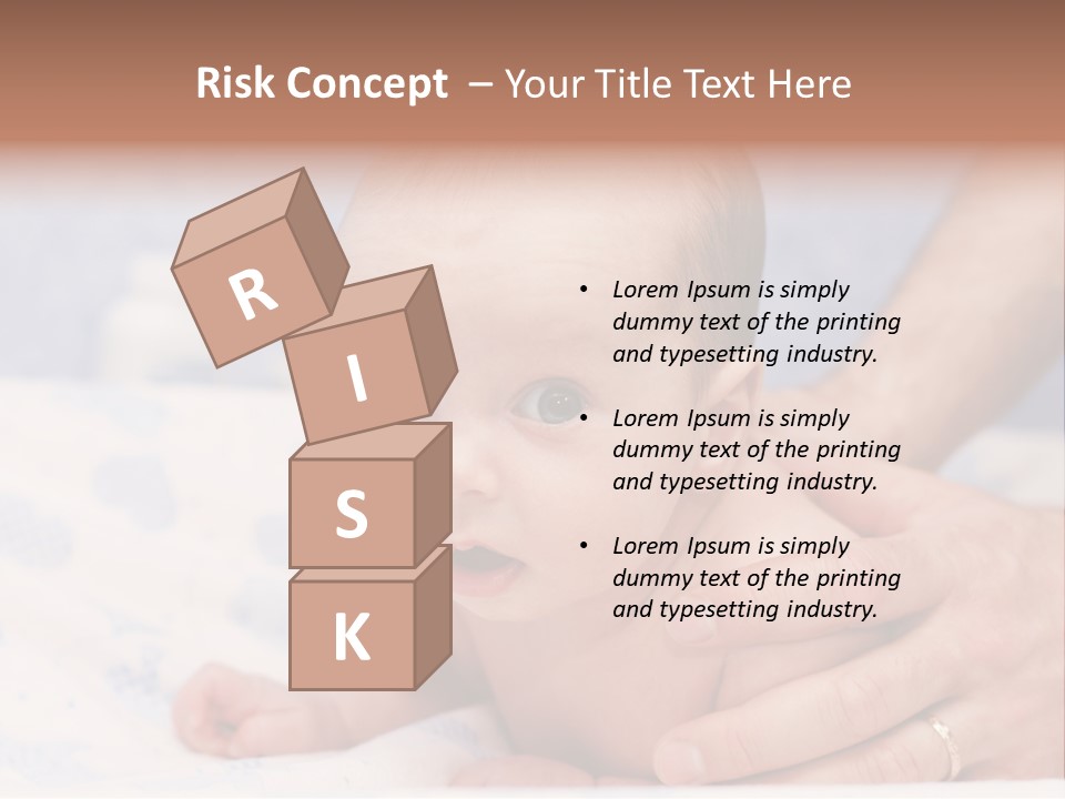 Back Hands Innocence PowerPoint Template