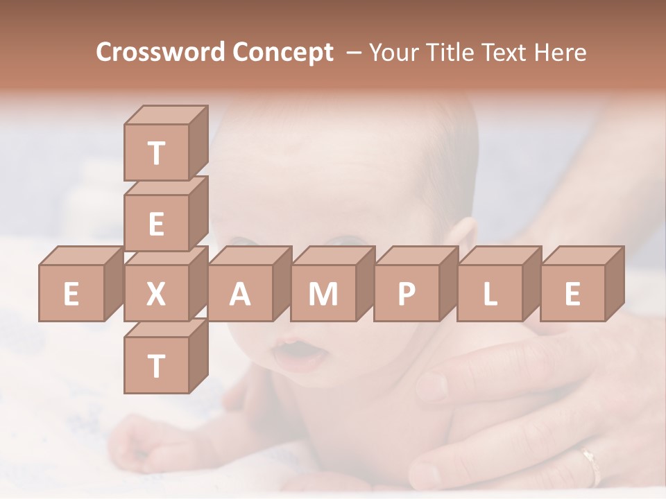 Back Hands Innocence PowerPoint Template