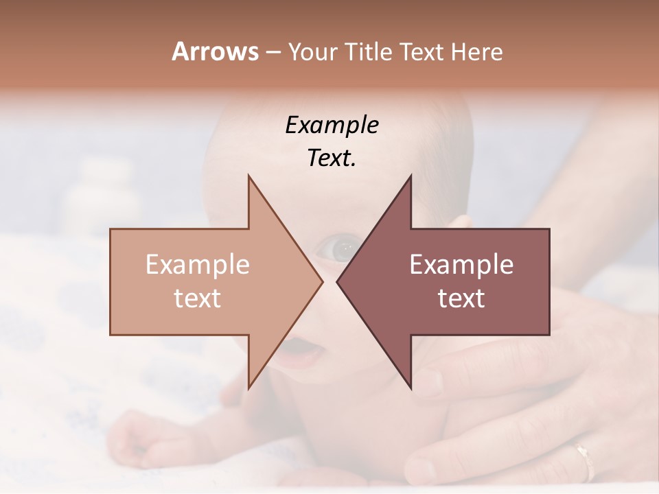 Back Hands Innocence PowerPoint Template