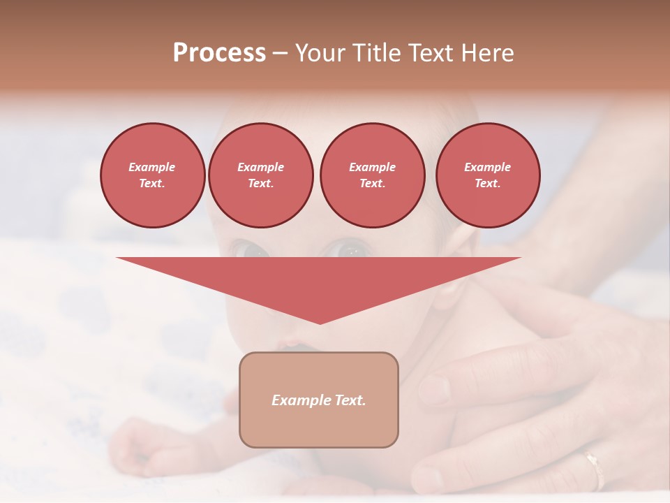 Back Hands Innocence PowerPoint Template