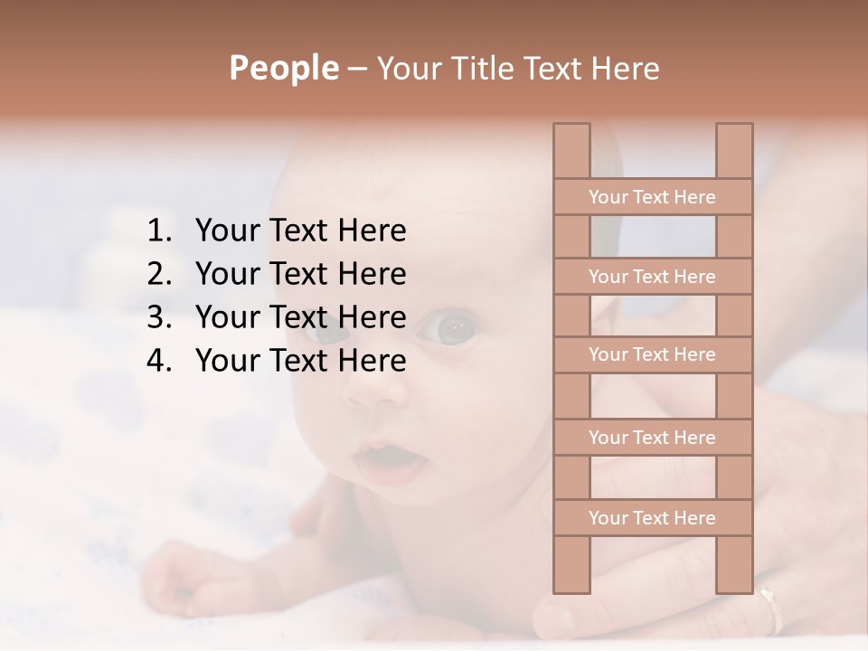 Back Hands Innocence PowerPoint Template