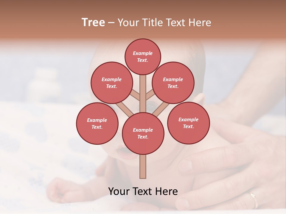 Back Hands Innocence PowerPoint Template