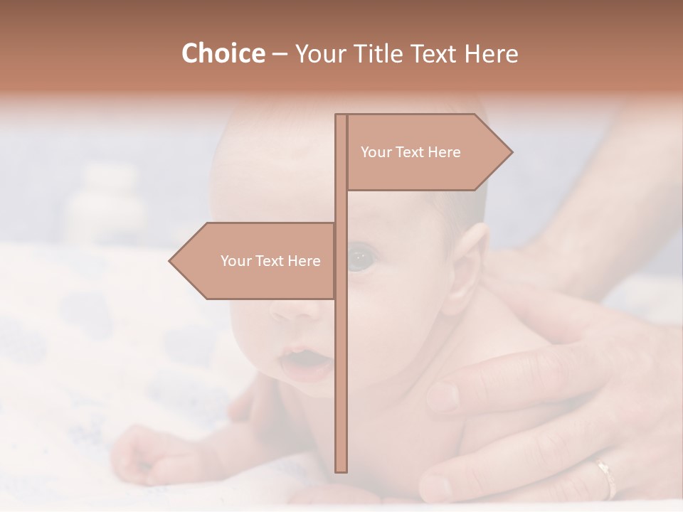 Back Hands Innocence PowerPoint Template