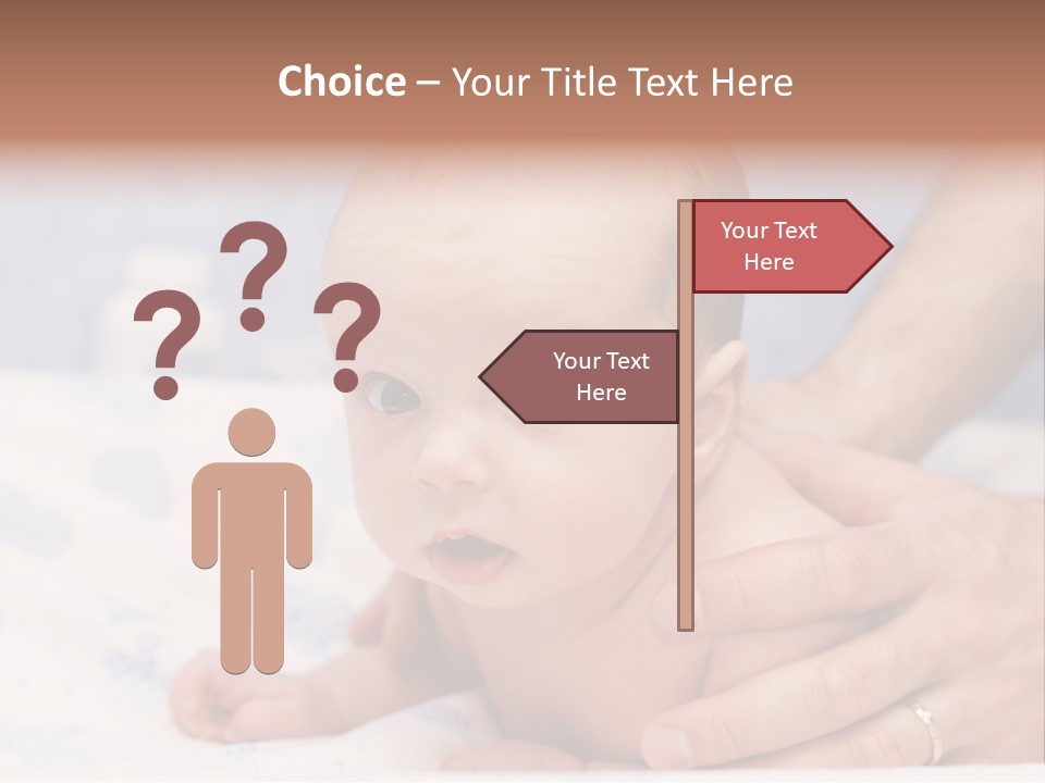 Back Hands Innocence PowerPoint Template