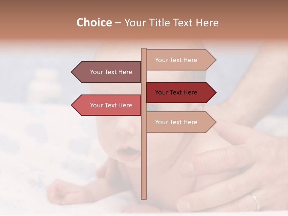 Back Hands Innocence PowerPoint Template