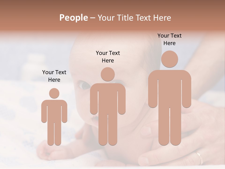 Back Hands Innocence PowerPoint Template