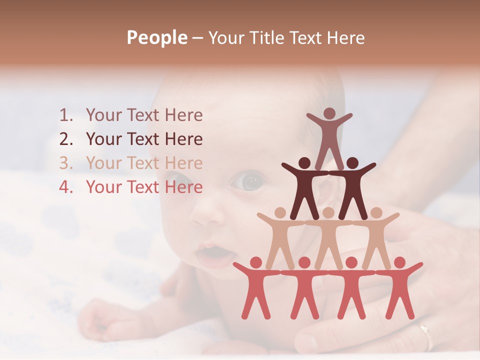 Back Hands Innocence PowerPoint Template