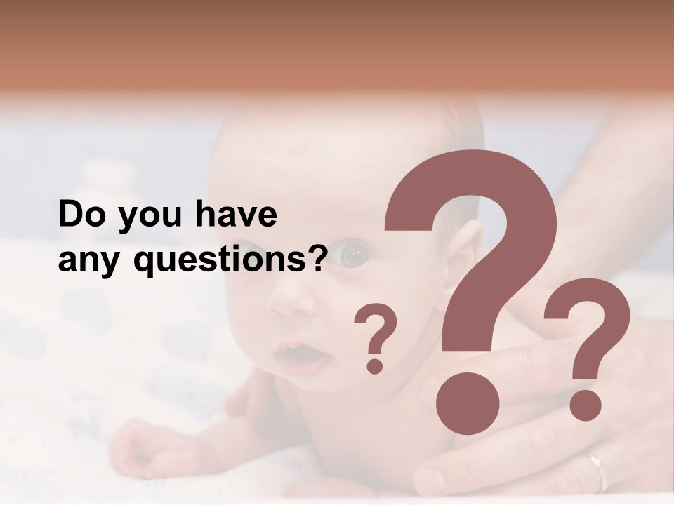 Back Hands Innocence PowerPoint Template