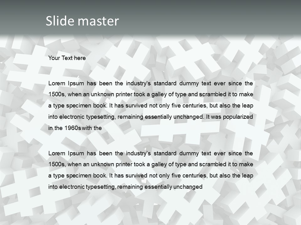 Web Icon Several PowerPoint Template