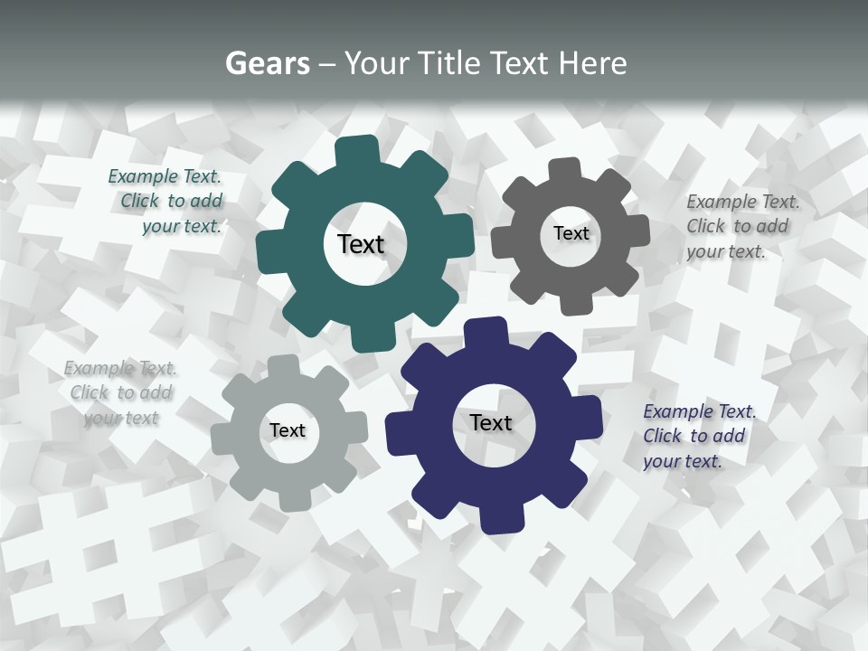 Web Icon Several PowerPoint Template