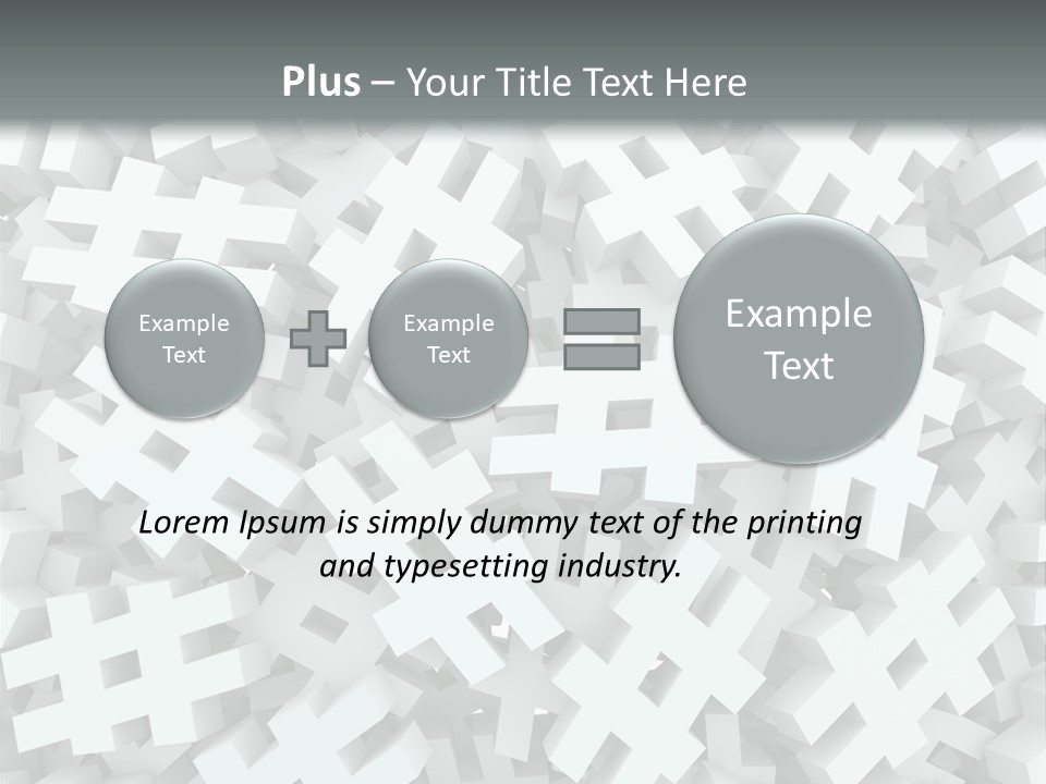 Web Icon Several PowerPoint Template