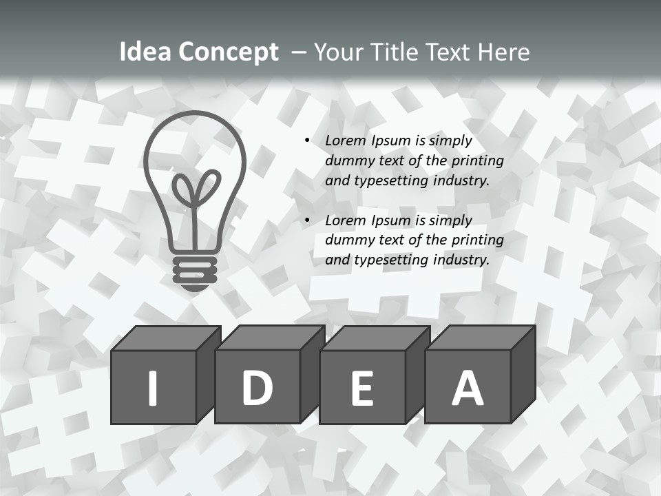 Web Icon Several PowerPoint Template