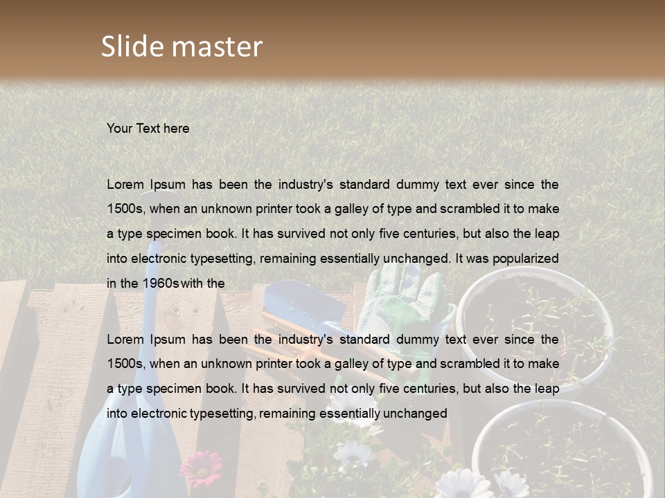 Concept Growth Summer PowerPoint Template