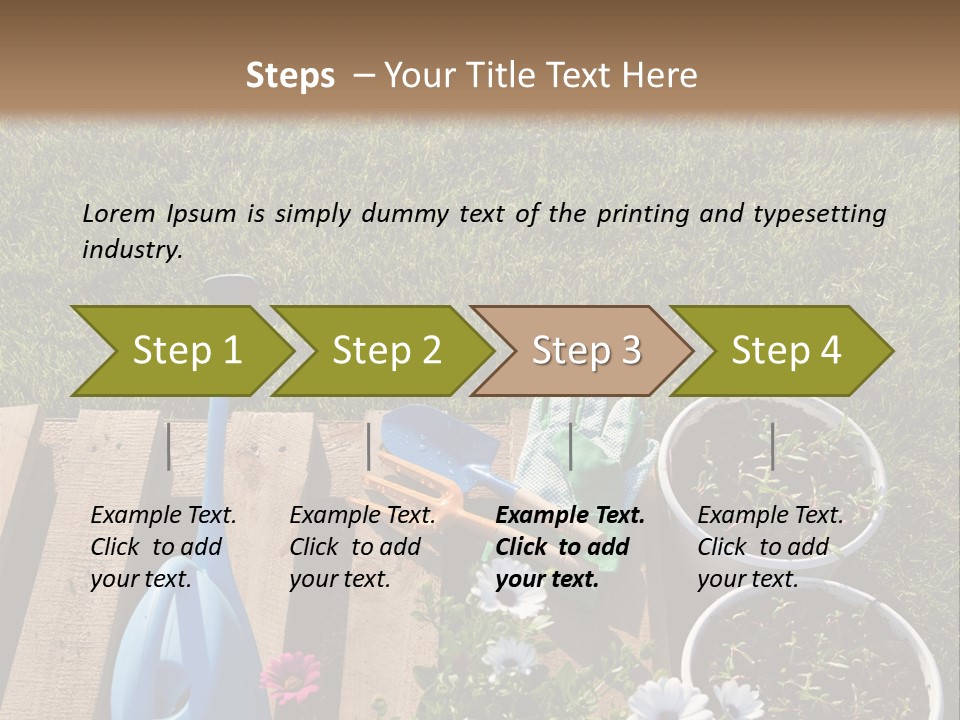 Concept Growth Summer PowerPoint Template