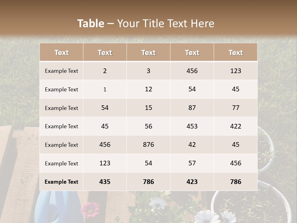Concept Growth Summer PowerPoint Template