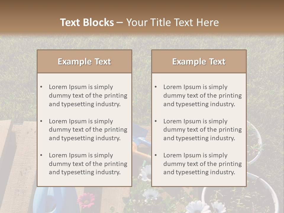Concept Growth Summer PowerPoint Template