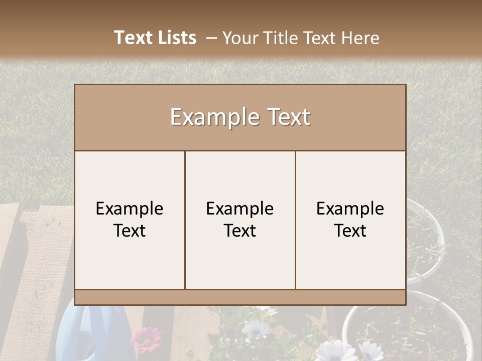Concept Growth Summer PowerPoint Template