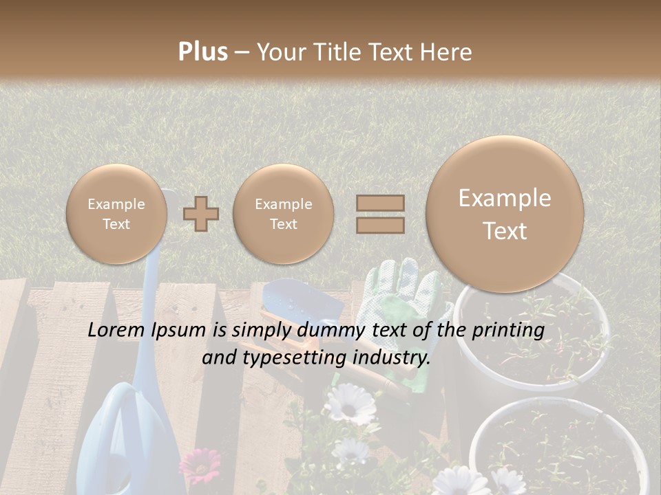 Concept Growth Summer PowerPoint Template