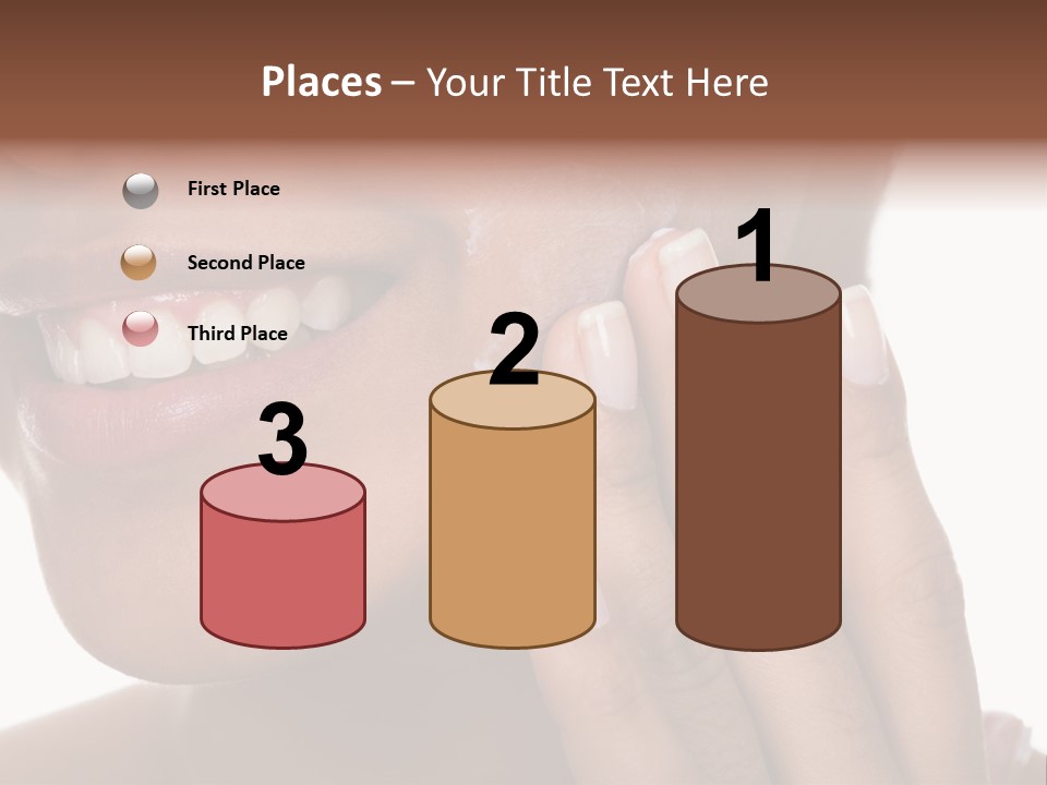 Female Makeup Care PowerPoint Template