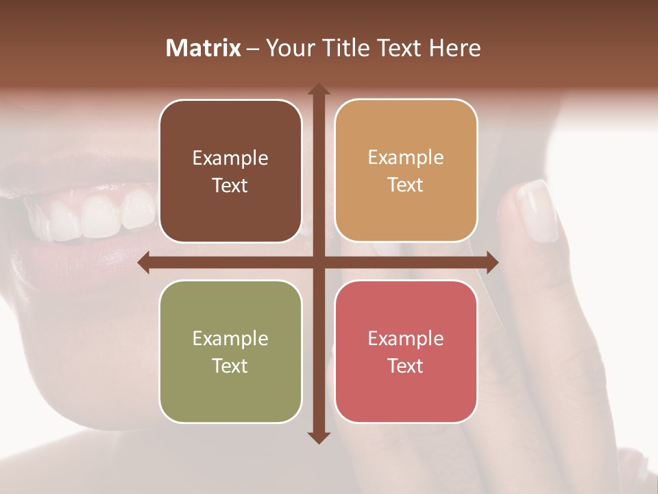 Female Makeup Care PowerPoint Template