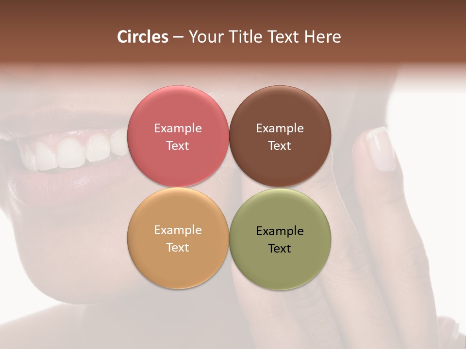 Female Makeup Care PowerPoint Template