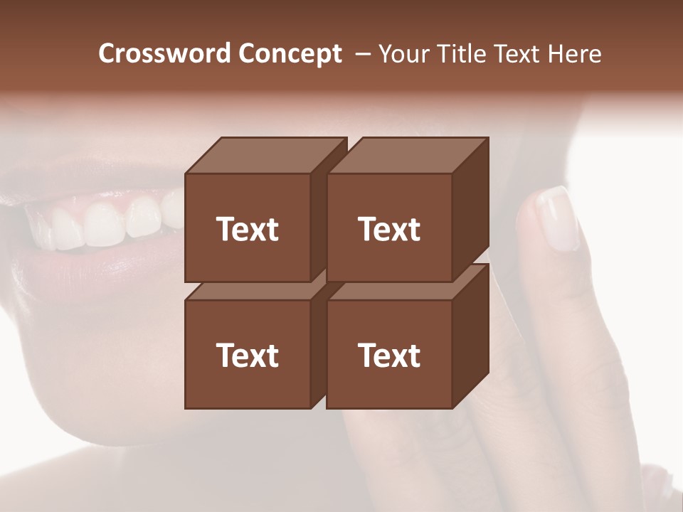 Female Makeup Care PowerPoint Template