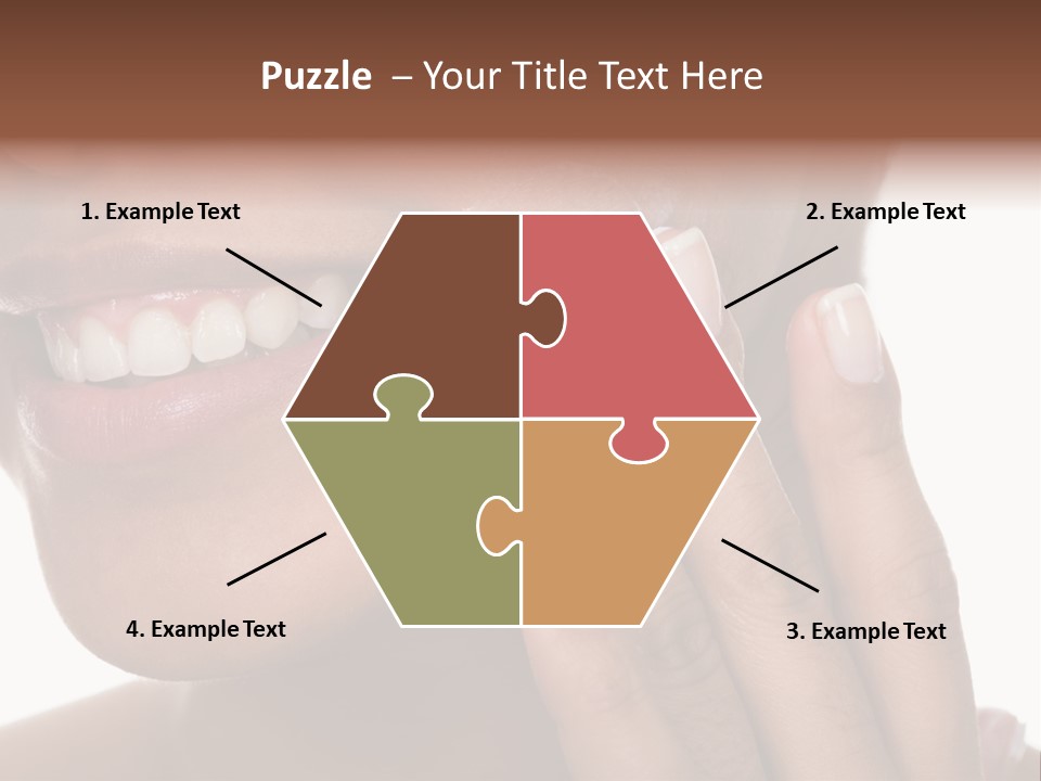 Female Makeup Care PowerPoint Template