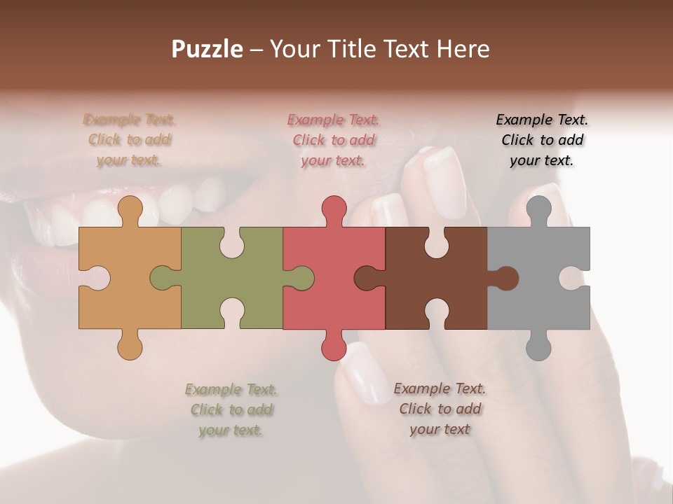 Female Makeup Care PowerPoint Template