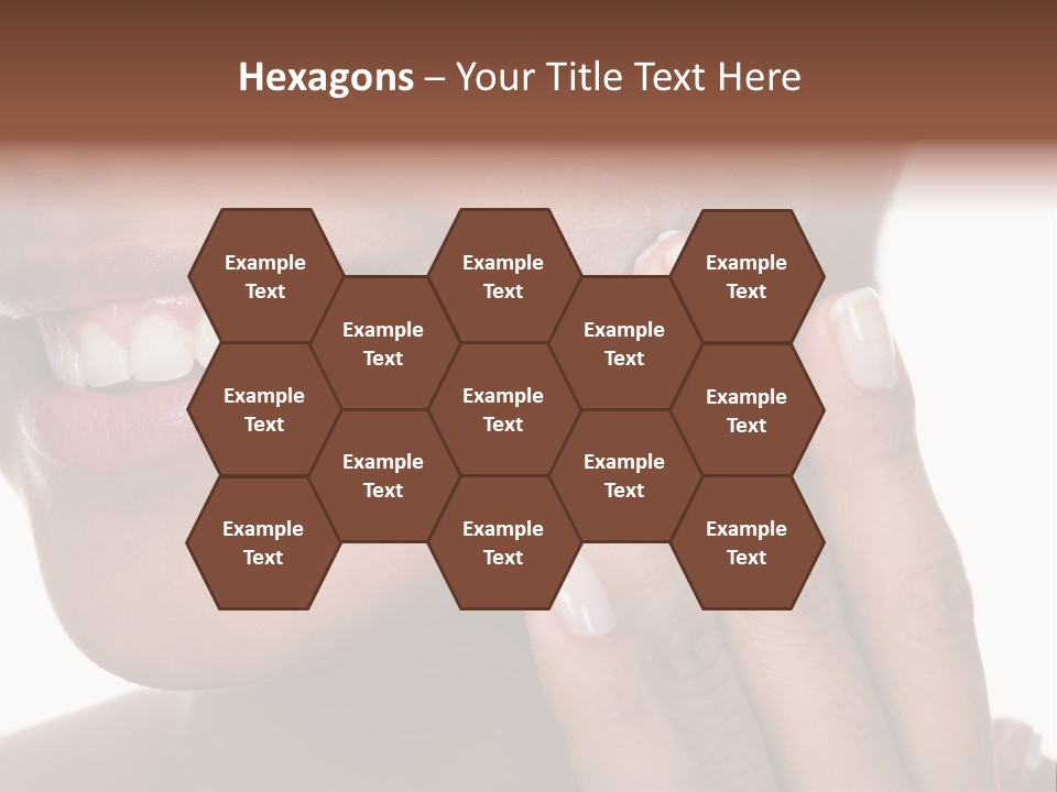 Female Makeup Care PowerPoint Template