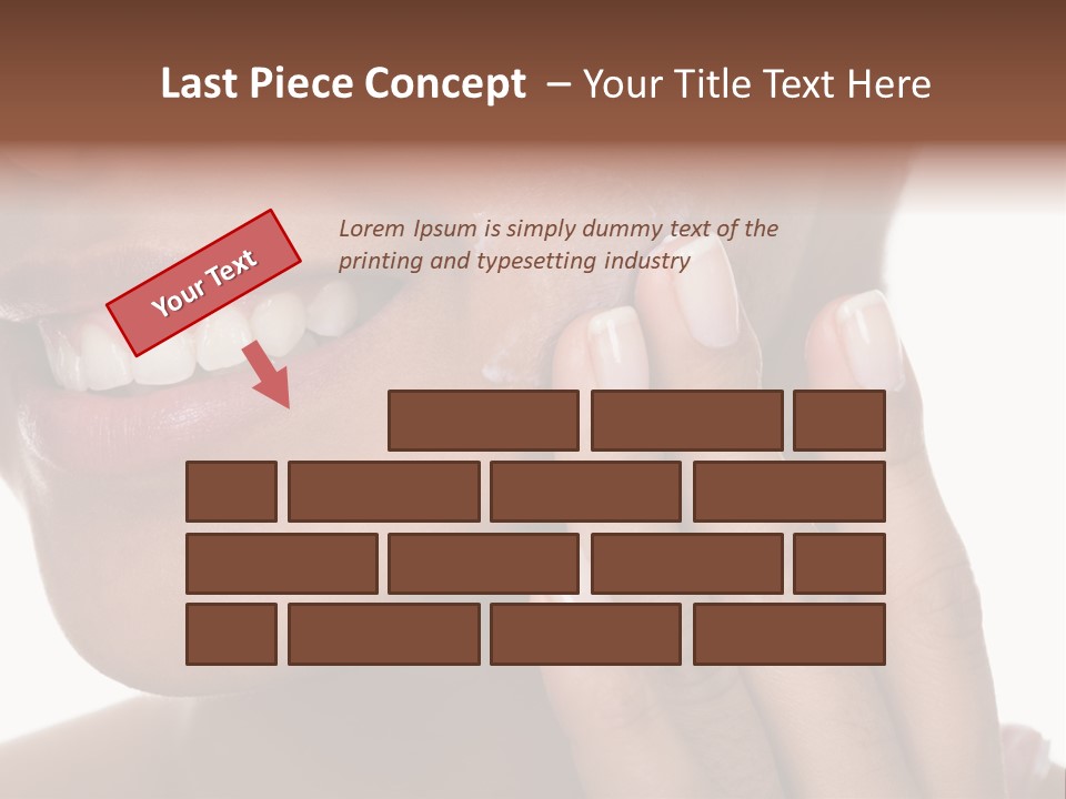 Female Makeup Care PowerPoint Template