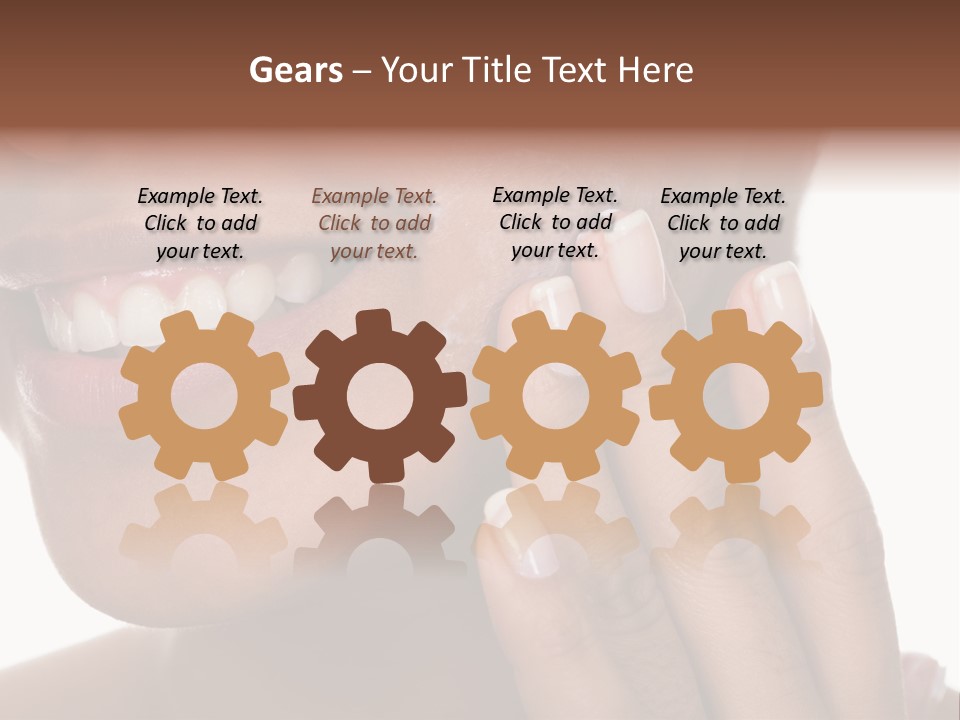 Female Makeup Care PowerPoint Template