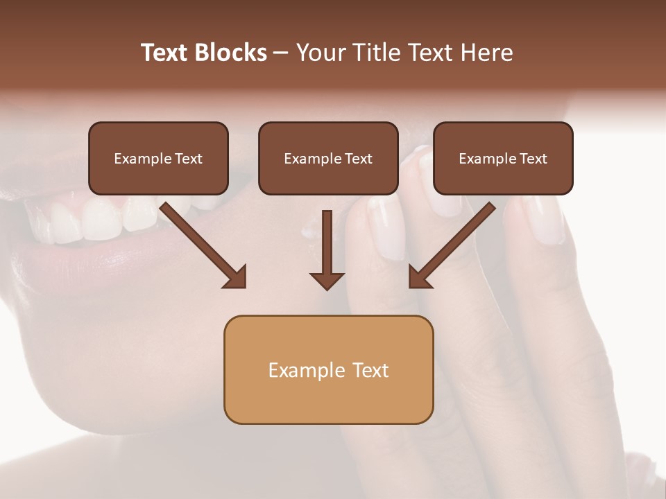 Female Makeup Care PowerPoint Template