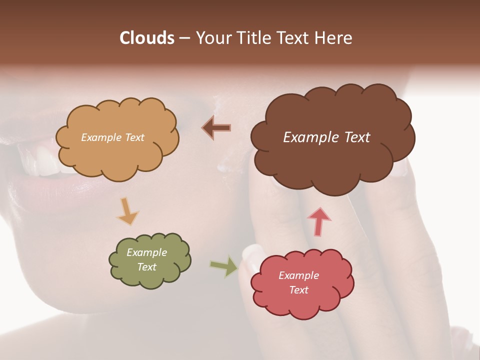 Female Makeup Care PowerPoint Template