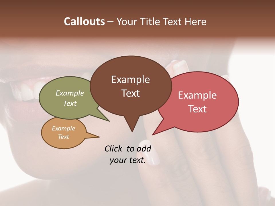Female Makeup Care PowerPoint Template