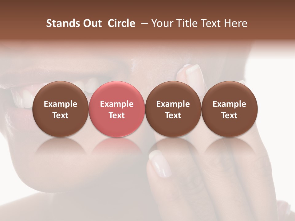 Female Makeup Care PowerPoint Template