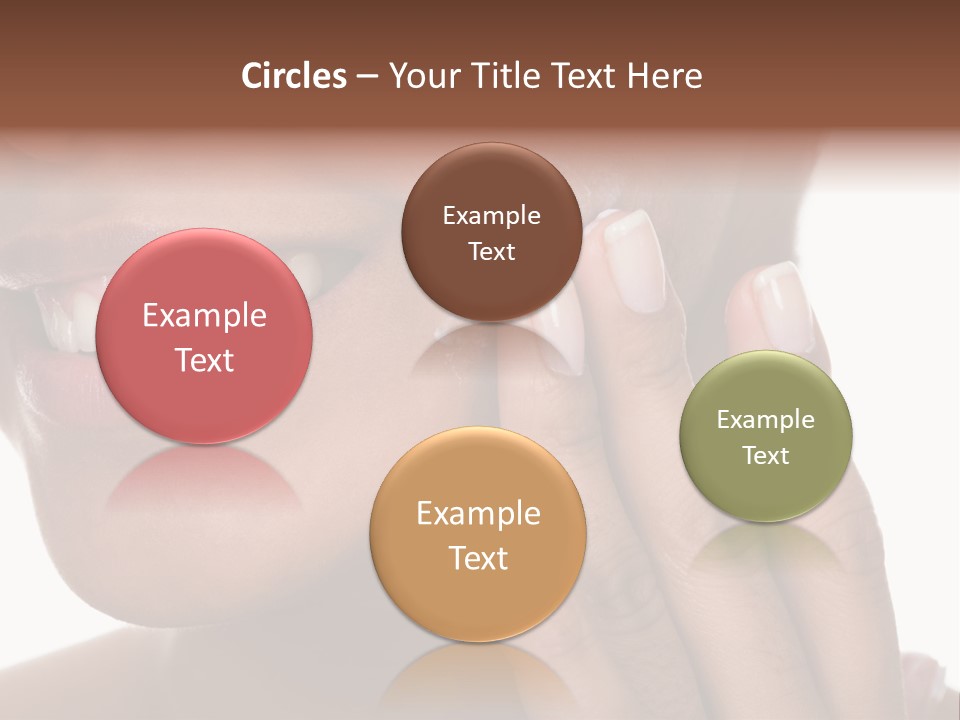 Female Makeup Care PowerPoint Template