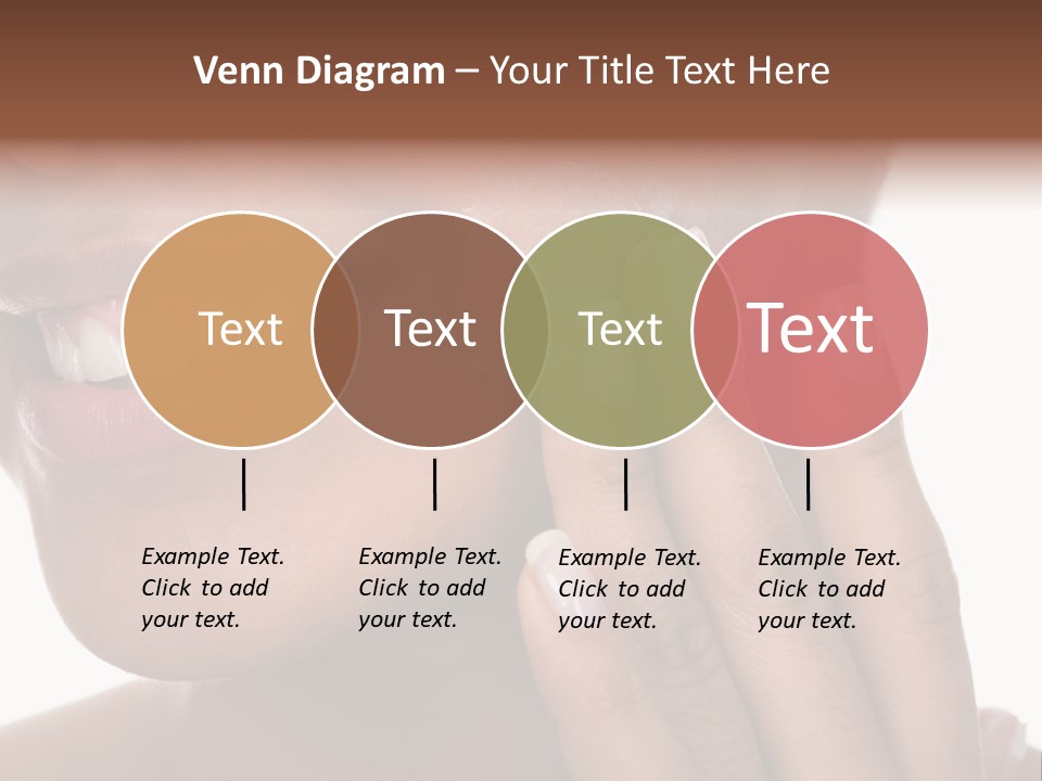 Female Makeup Care PowerPoint Template