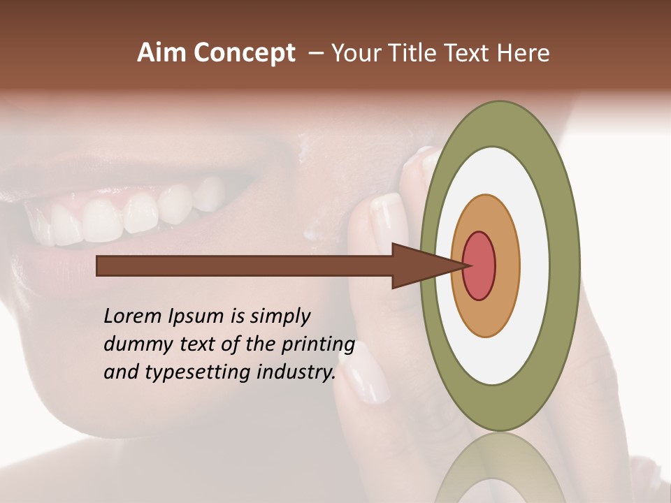 Female Makeup Care PowerPoint Template