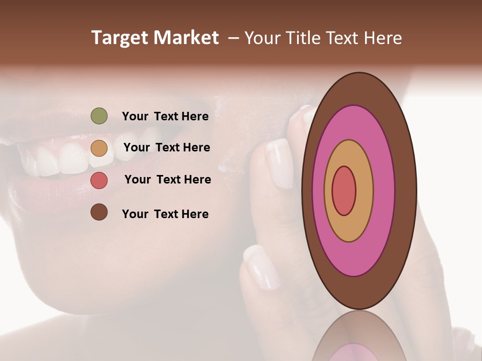 Female Makeup Care PowerPoint Template