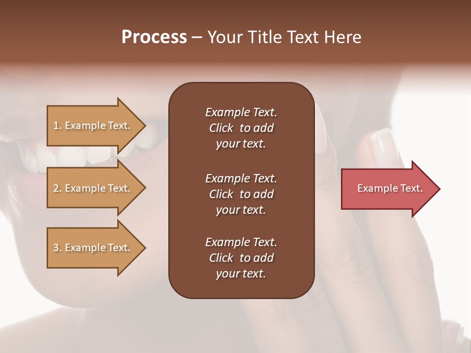 Female Makeup Care PowerPoint Template
