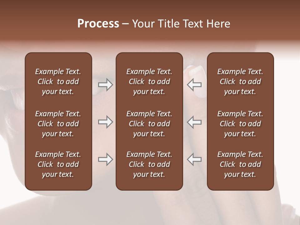 Female Makeup Care PowerPoint Template