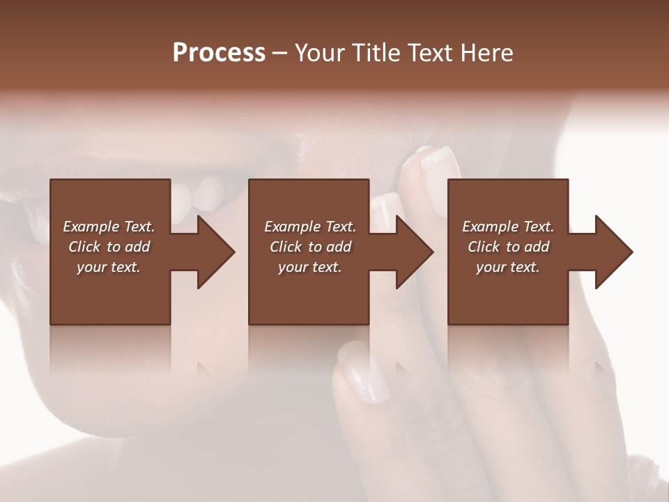 Female Makeup Care PowerPoint Template