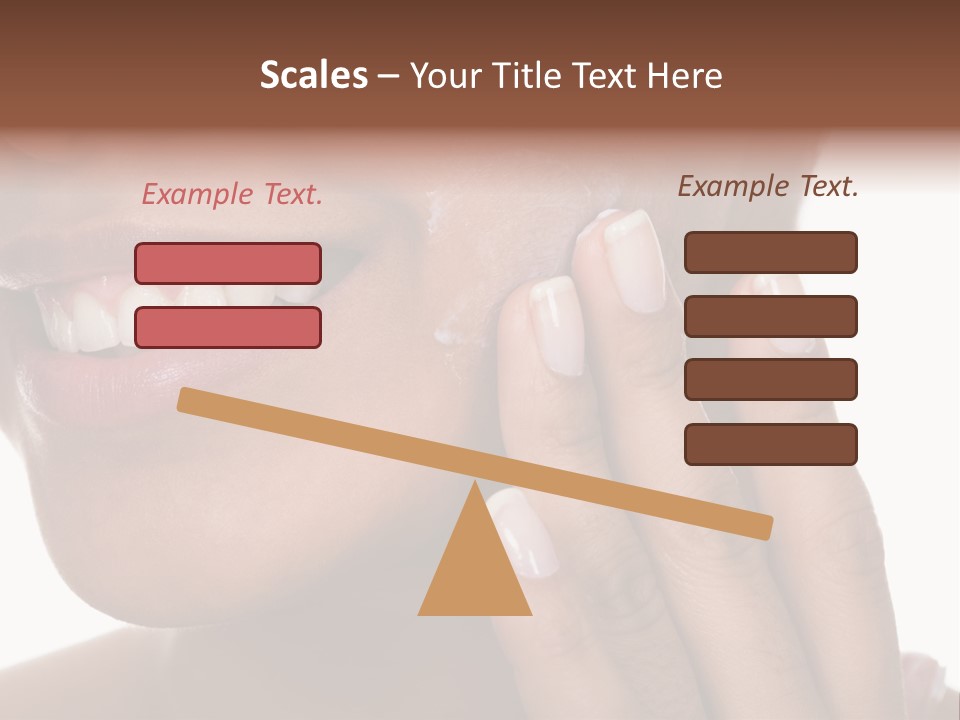 Female Makeup Care PowerPoint Template