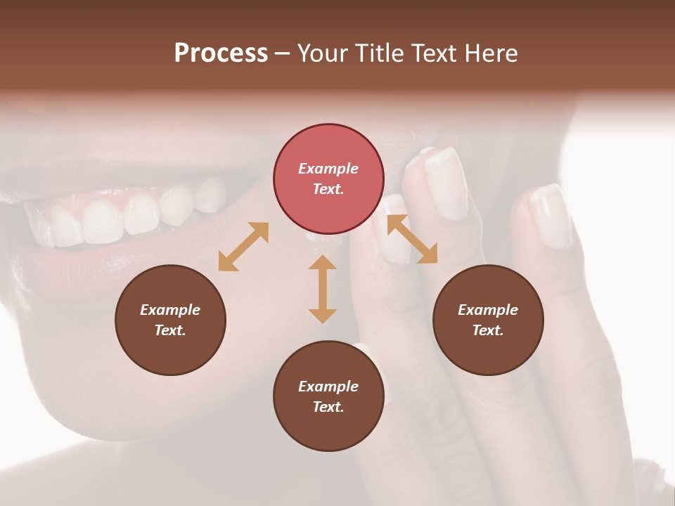 Female Makeup Care PowerPoint Template