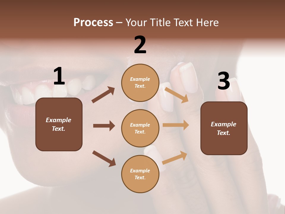 Female Makeup Care PowerPoint Template
